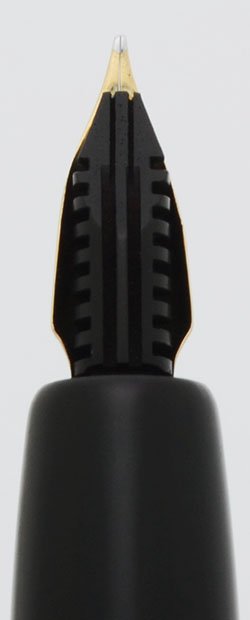Montblanc 642 Fountain Pen - 1950s, Basic Black w Gold Cap, 14k